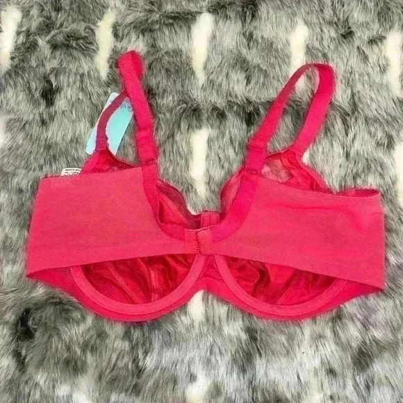 NWT Goddess Kiera bra in hot pink SZ 40DD - Picture 7 of 9
